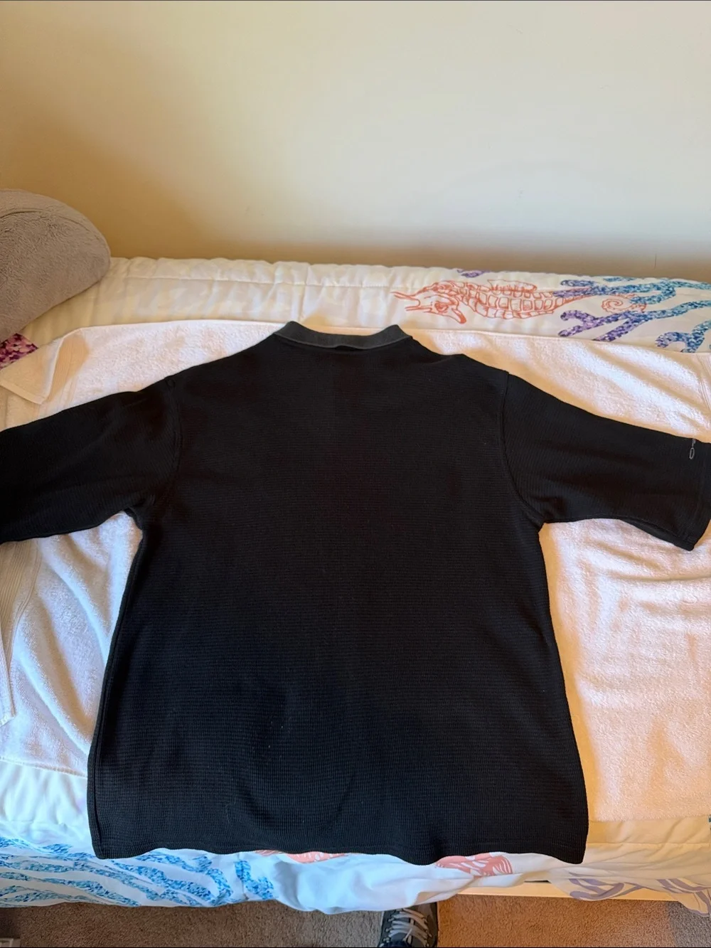 Oakley Black Polo with Gray Contrast Collar - Picture 11 of 11
